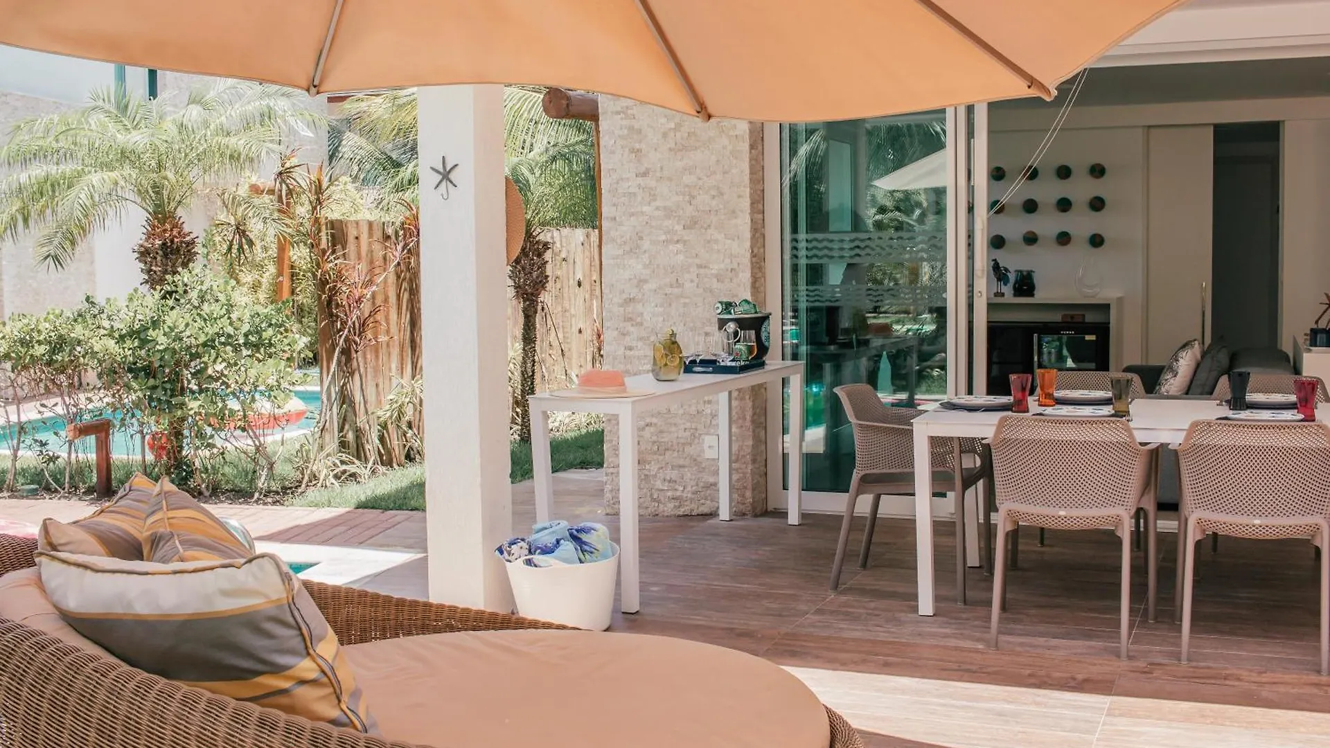 Casa 4 Suites Beira-Mar Praia De Muro Alto Pôrto das Galinhas 度假居